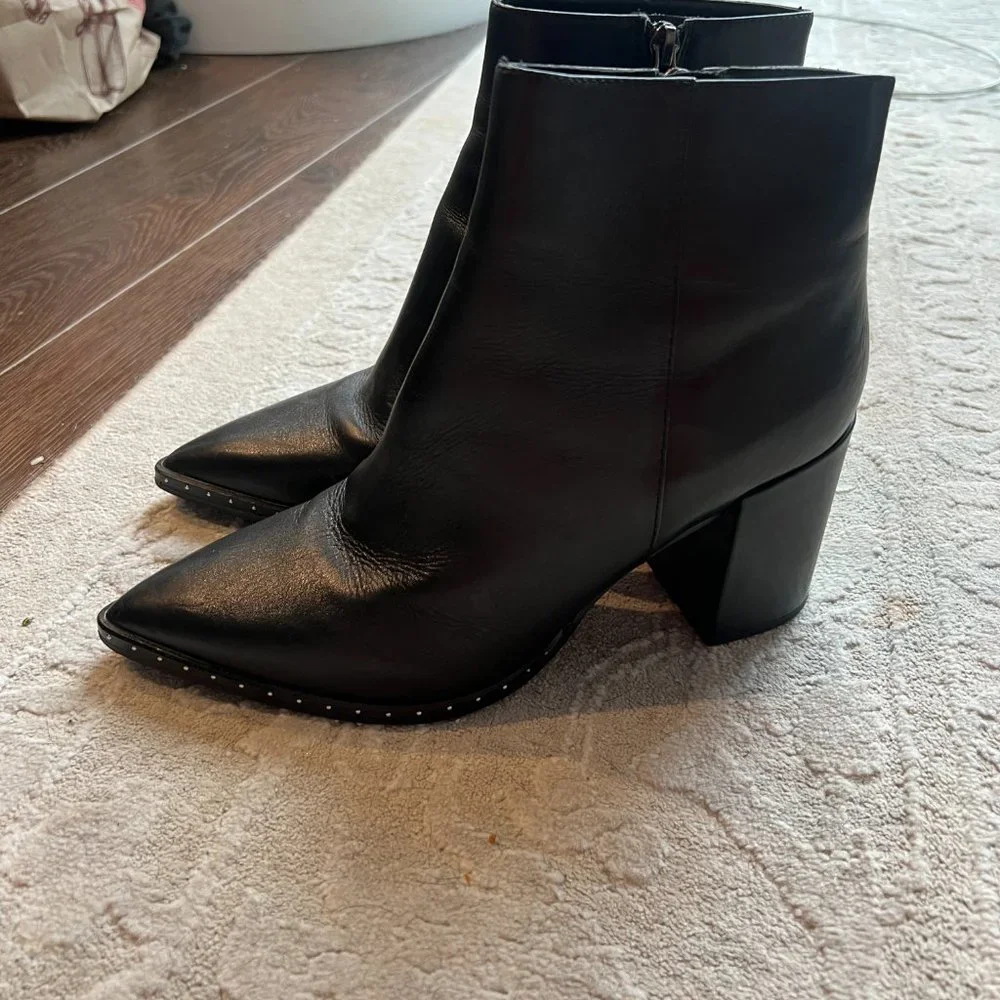 Tony Bianco Bailey Ankle Boot Black 9 - Picture 4 of 8